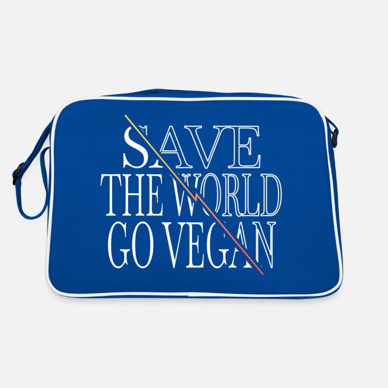 veganism birthday present statement present idea Retro Bag