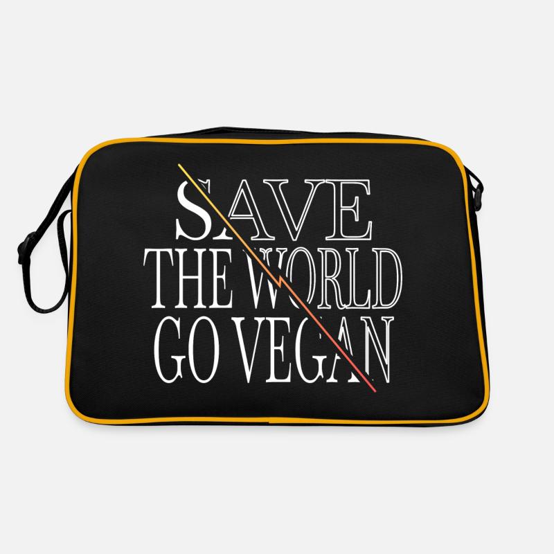 veganism birthday present statement present idea Retro Bag