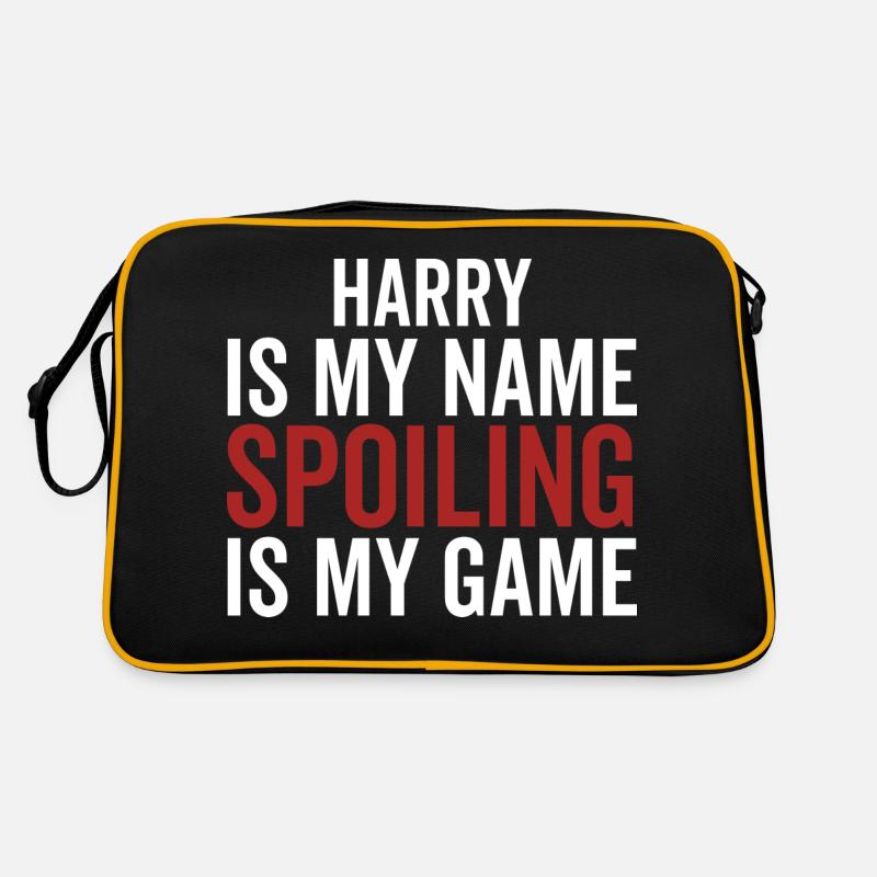 Harry est mon nom Spoiling est mon jeu Sac Retro