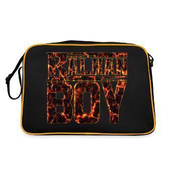 Balkans Croatie Bosnie Serbie juge exyu boy boys - Sac Retro - noir/or - Dos