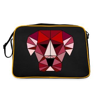 Chien rouge - Sac Retro - noir/or - Dos