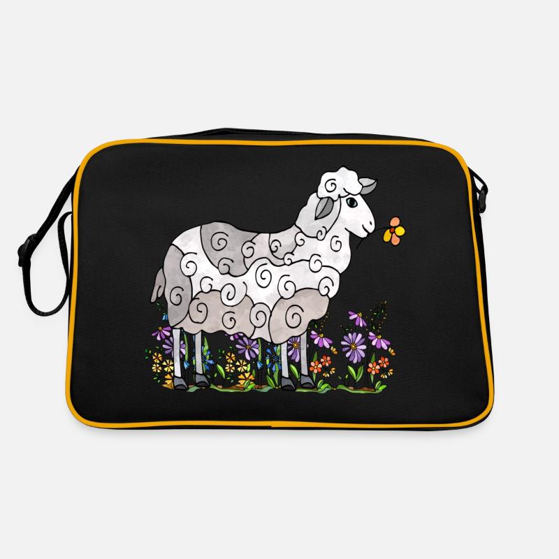 Schaf Retro Tasche