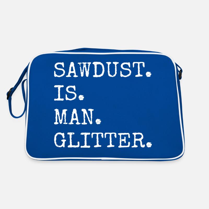 Déclaration de charpentier de construction Drôle de charpentier Sac Retro