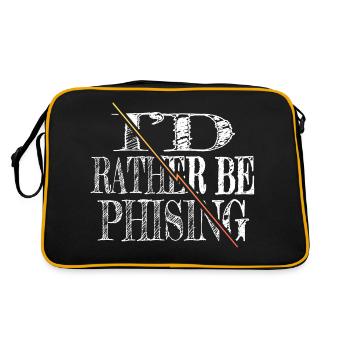 bday hack out hacking coder funny statement - Retro Bag - black/gold - Back