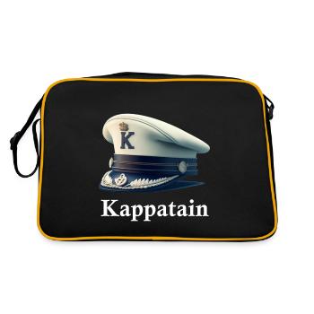 Kappatain meme Kappa Pun - Retro Bag - black/gold - Back