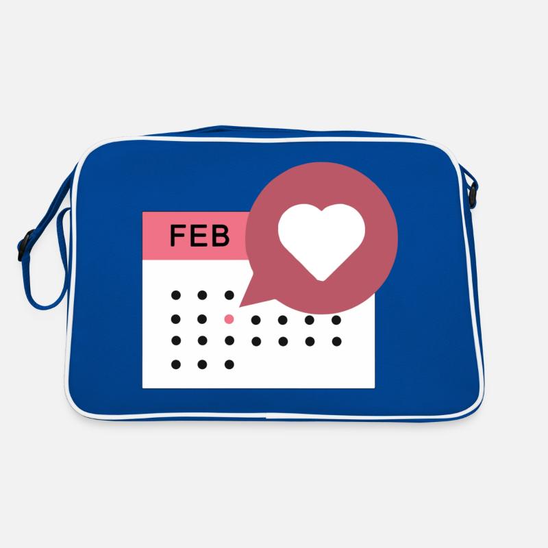 Calendrier du cœur Sac Retro