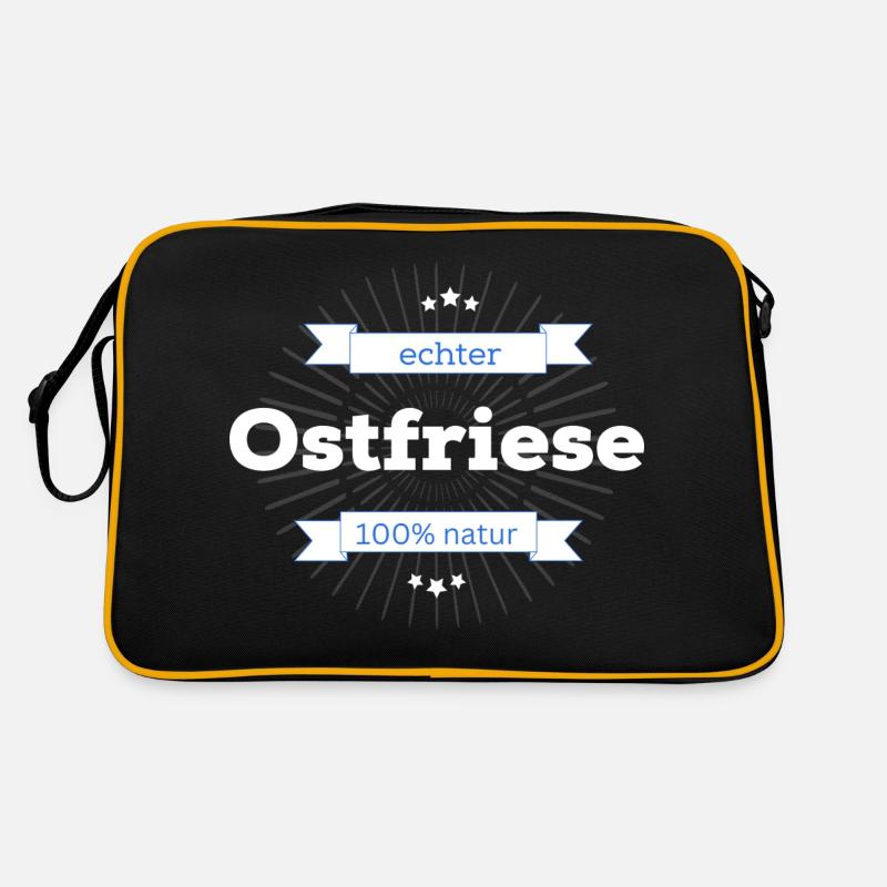echter Ostfriese Retro Tasche