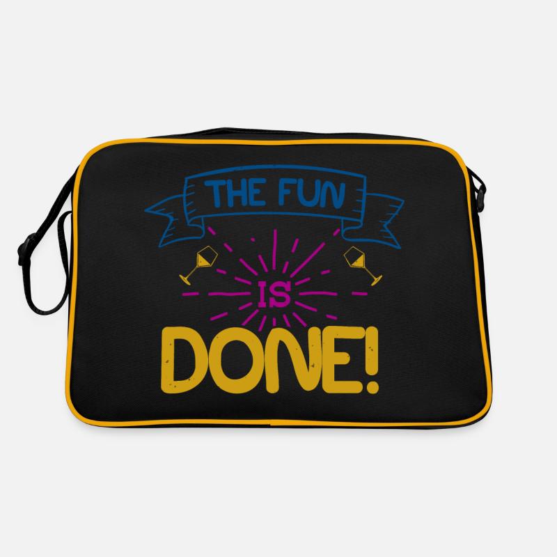THE FUN IS DONE Retro Bag