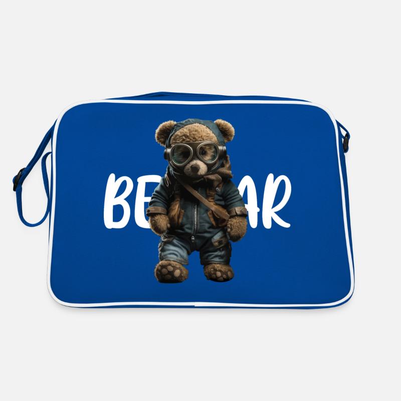 Masques Teddy Bear dark Sac Retro