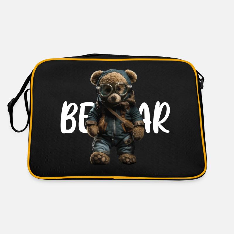 Masks Teddy Bear dark Retro Bag