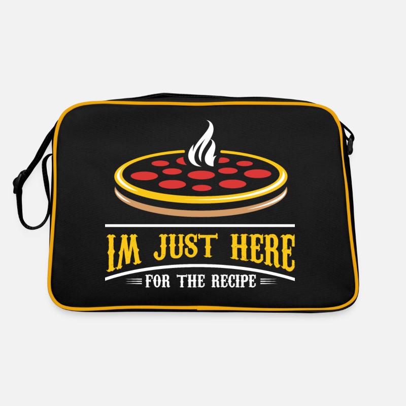 Im just here for the recipe Design for a pizza Retro Bag