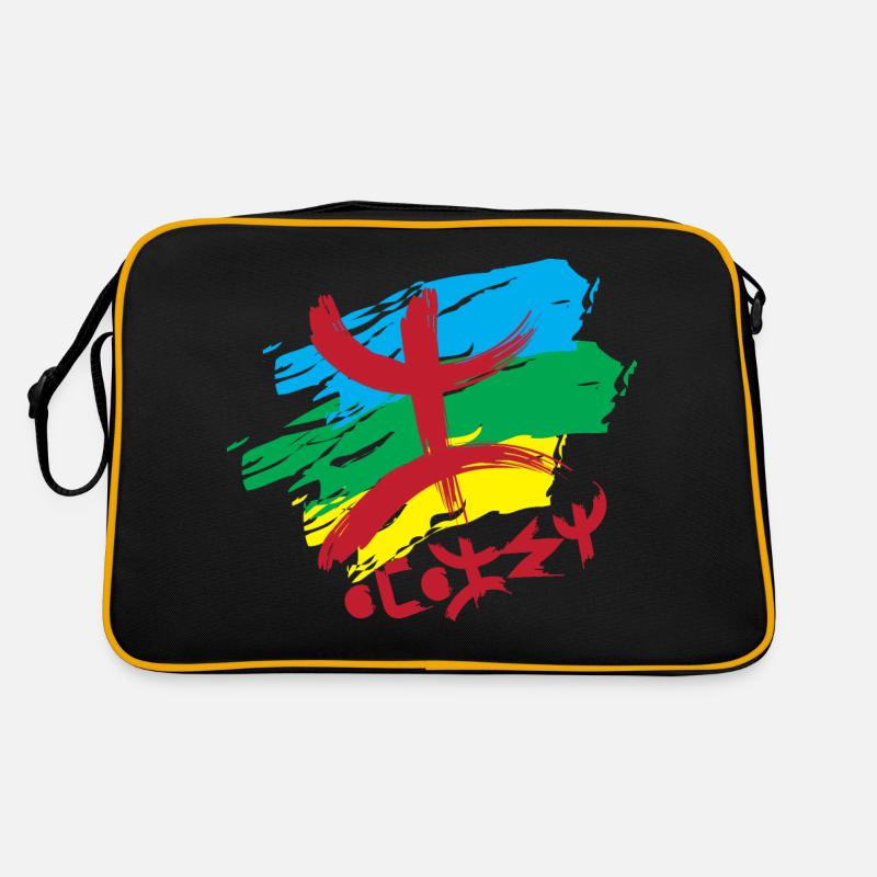 Drapeau Amazigh (Amazigh inside) Sac Retro