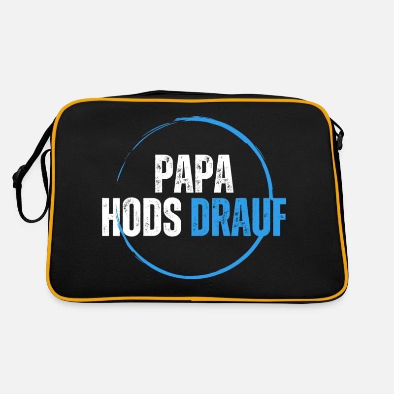 Papa hods drauf Retro Tasche
