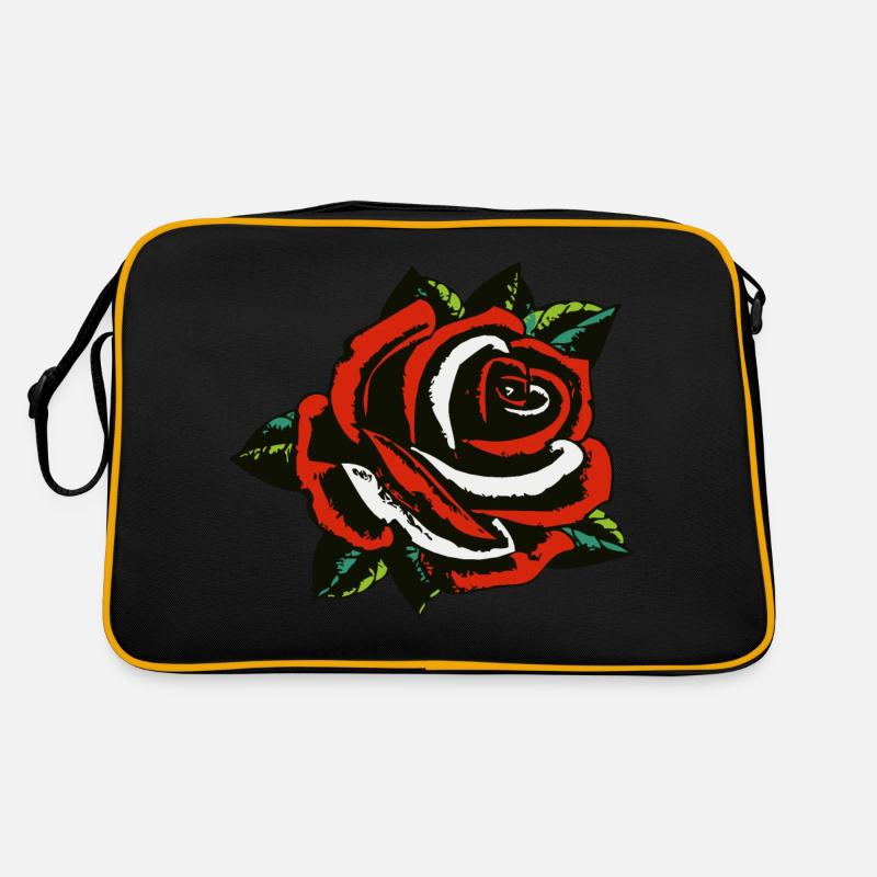 rose fleur feuille 200323 A Sac Retro