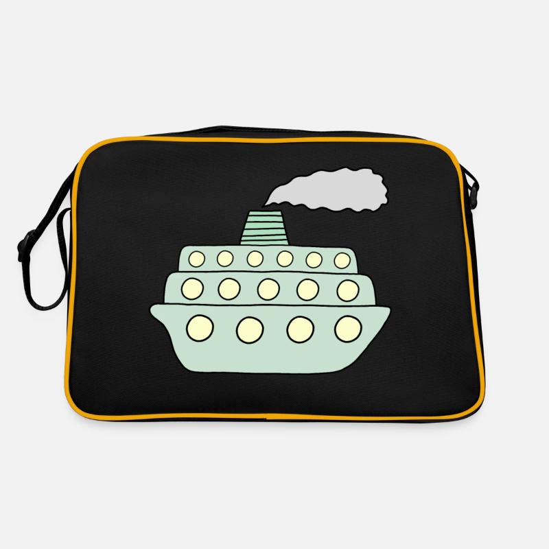 Green Ship Retro Bag