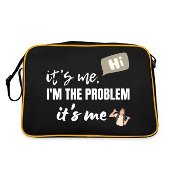 It's Me Hi I'm The Problem It's Me - Retro Bag - black/gold - Back