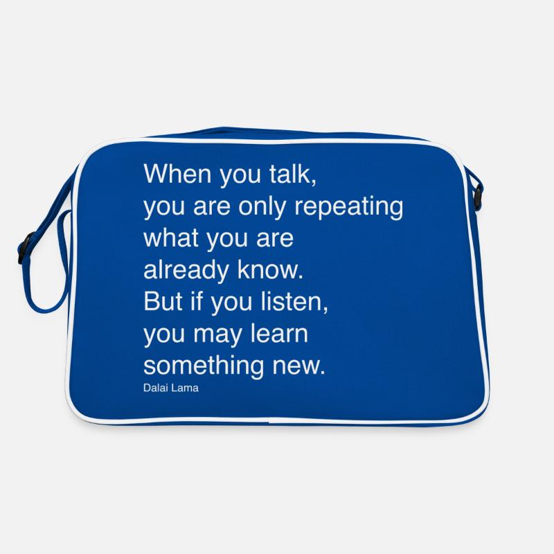 When you speak Retro Bag