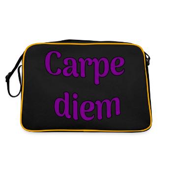 Carpe diem - Sac Retro - noir/or - Dos