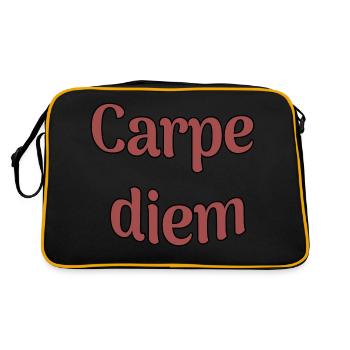 Carpe diem - Sac Retro - noir/or - Dos