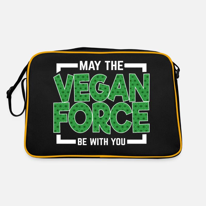 Que la force végane soit avec vous ! Sac Retro