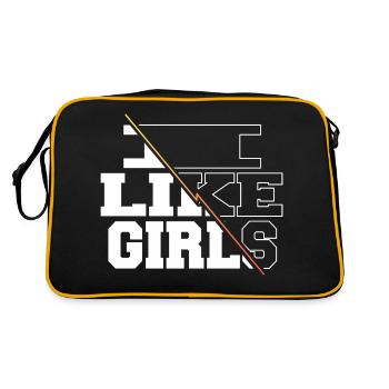 political equal rights gift idea female 2019 - Retro Tasche - Schwarz/Gold - Hinten