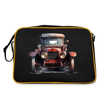 Vintage cars are a symbol of style - Retro Bag - black/gold - Back