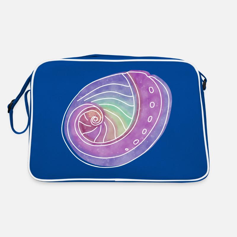 « Abalone », design de ligne boho, série « Shells » Sac Retro