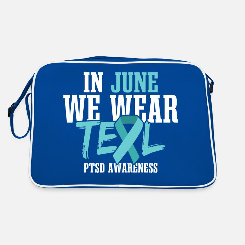 PTBS-Bewusstsein Retro Tasche