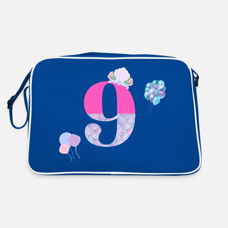 9e anniversaire sirène Sac Retro