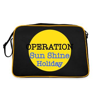 Operation Sun Shine 2 - Retro Bag - black/gold - Back