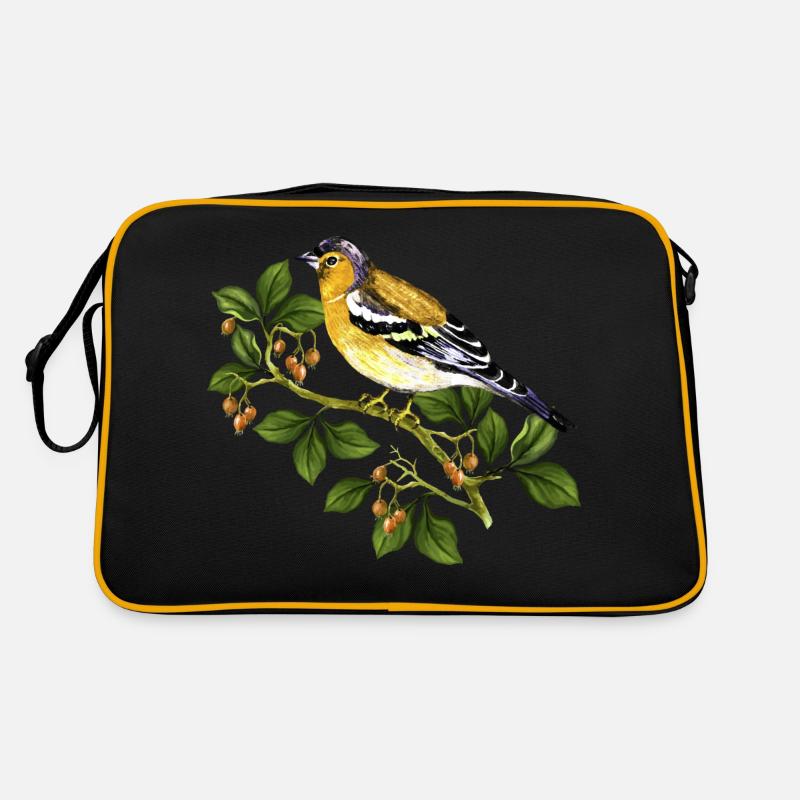 Bunter Vogel Retro Tasche
