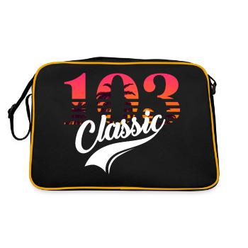 Vintage 103rd Anniversary - Retro Bag - black/gold - Back