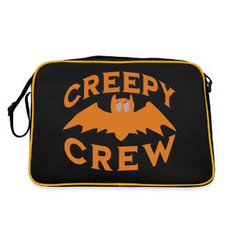 La Troupe Effrayante d'Halloween - Sac Retro - noir/or - Dos