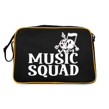 Groupe de musique Professeur de musique Musicien - Sac Retro - noir/or - Dos