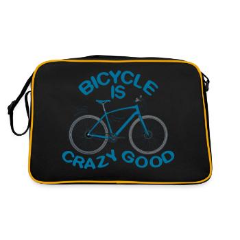 bicycle is good - Retro Bag - black/gold - Back