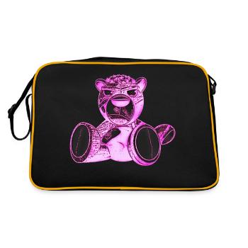 Creepy Teddy Rose - Sac Retro - noir/or - Dos