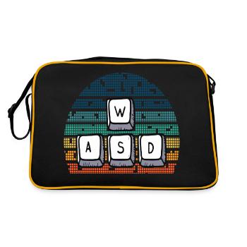 WASD Rétro - Sac Retro - noir/or - Dos