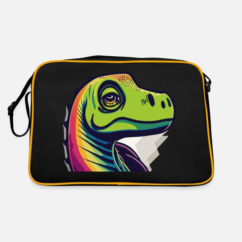 Rainbow Lizard Retro Bag