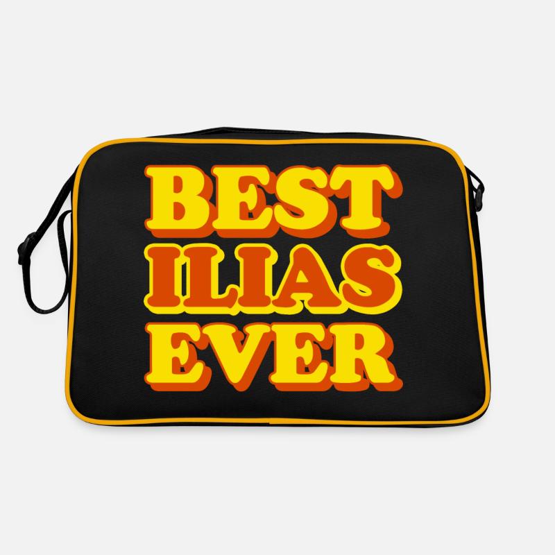Ilias First Name Funny Gift Retro Bag