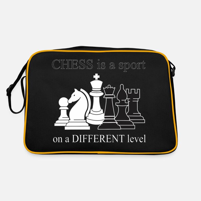 CHESS IS A DIFFERENT LEVEL Retro Bag