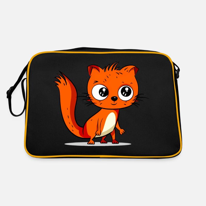 Kiki das Eichhörnchen Retro Tasche