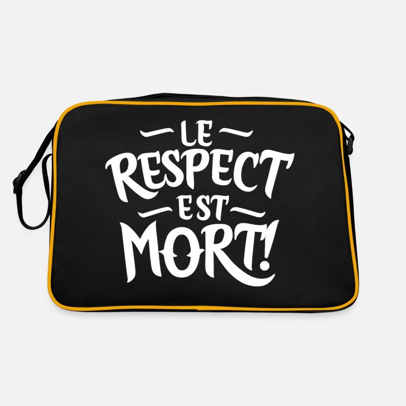 Le respect est mort Sac Retro