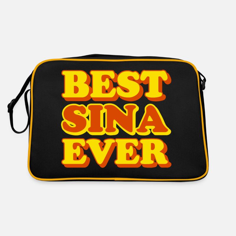 Sina First Name Funny Gift Retro Bag