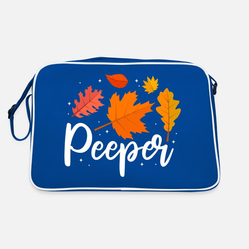 Peeper Fall Leaves Collecting Leaf Peeping Retro Bag