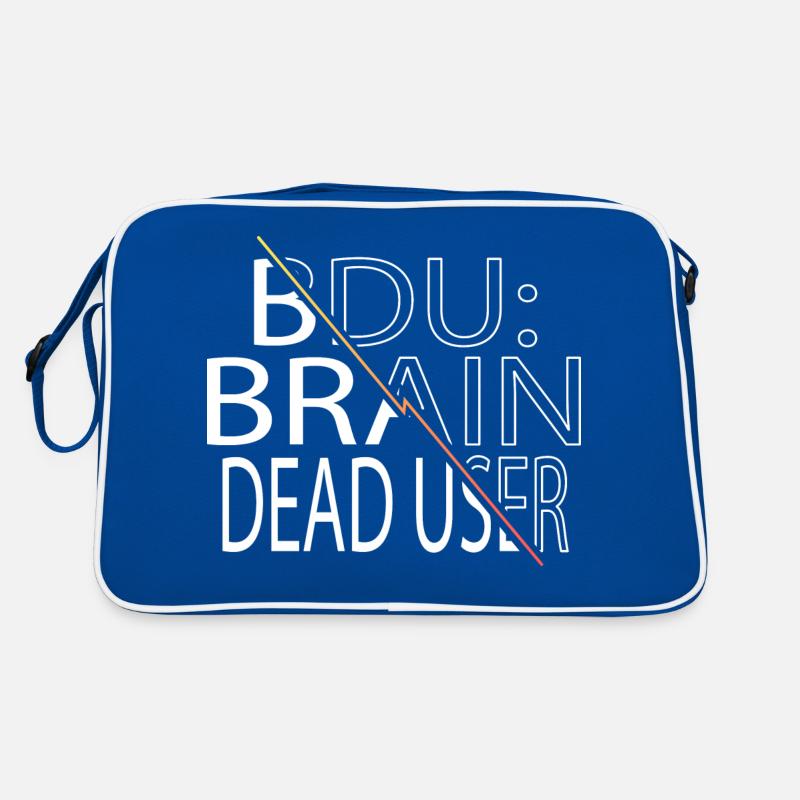 jokes statement hack the box glitch equestrian Retro Tasche