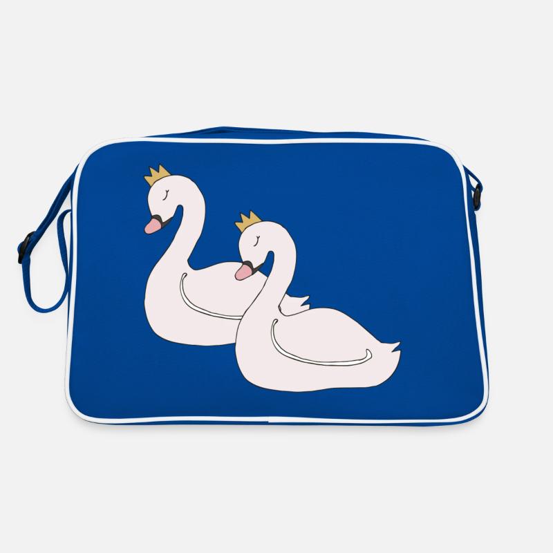 schwan 2fach Retro Tasche