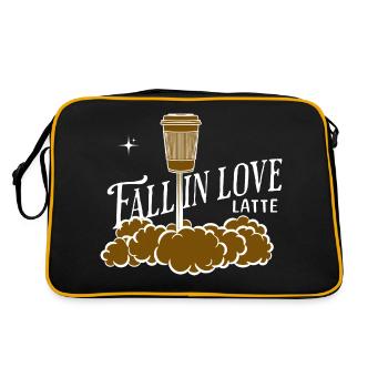 Amateur de café au lait Caféine Infusion Thé Espresso - Sac Retro - noir/or - Dos