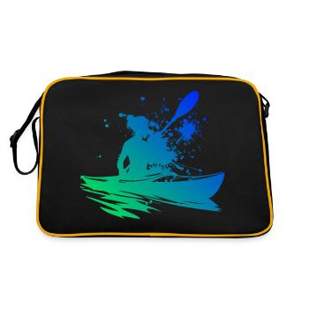Kayak Kayak Canoë Kayak Femmes Hommes - Sac Retro - noir/or - Dos