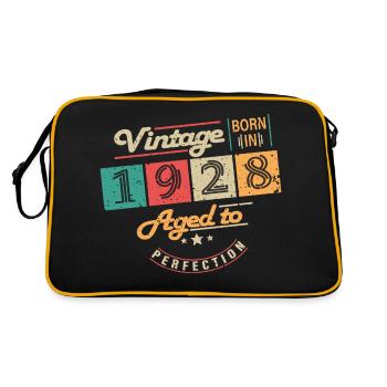 Original 1928 Vintage - Cadeau D’anniversaire 1928 - Sac Retro - noir/or - Dos
