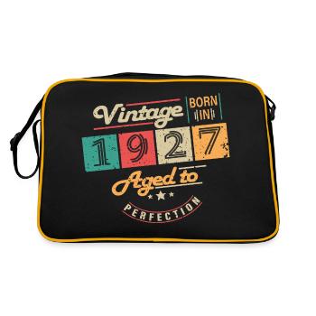 Original 1927 Vintage - Cadeau D’anniversaire 1927 - Sac Retro - noir/or - Dos